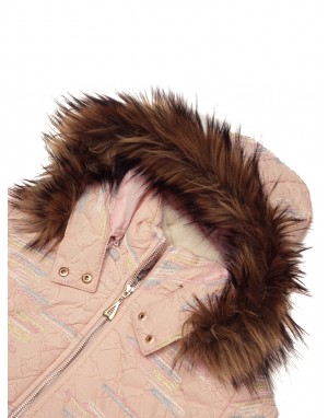 Girls Jacket Quilted Coral Reef